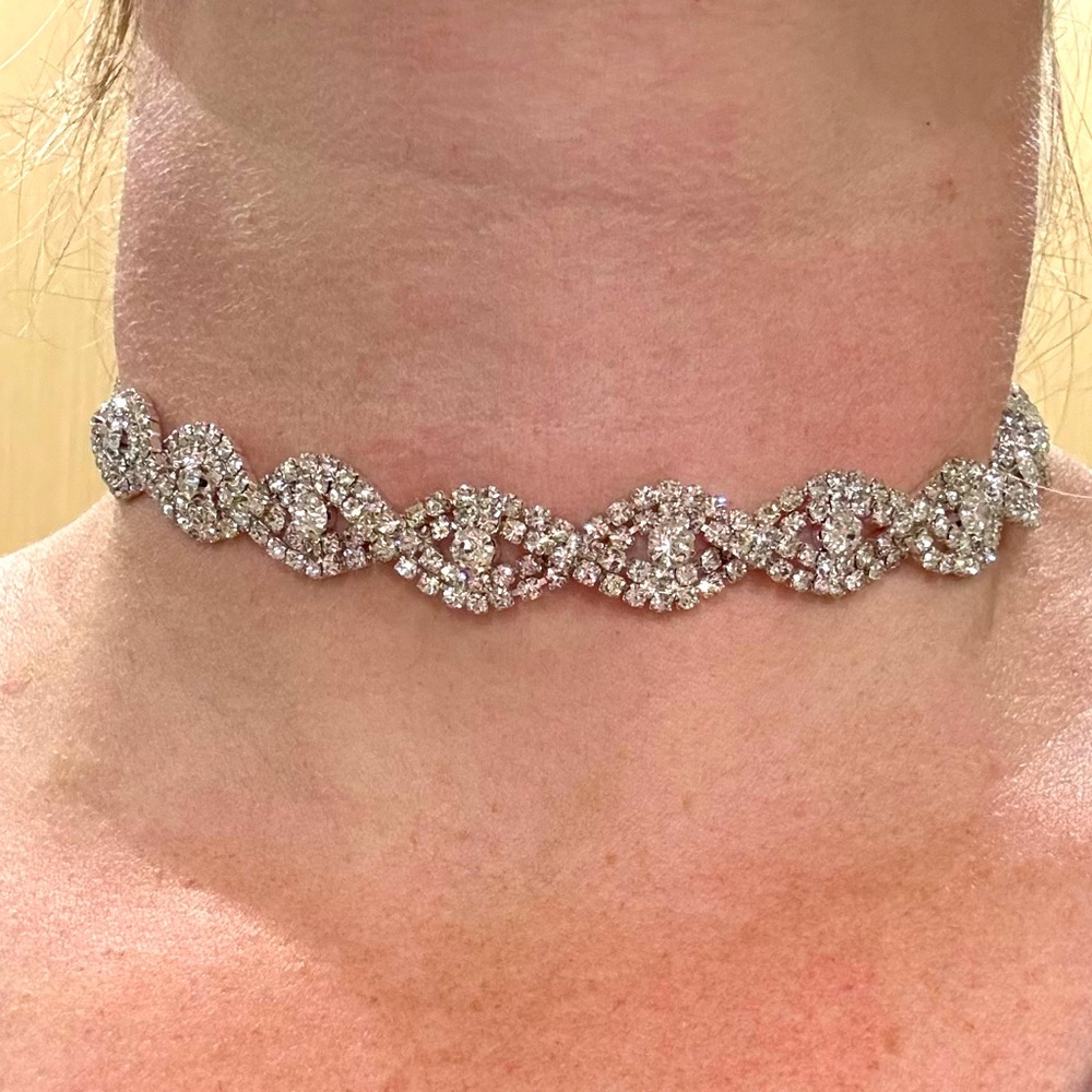 Rhinestone Choker Necklace